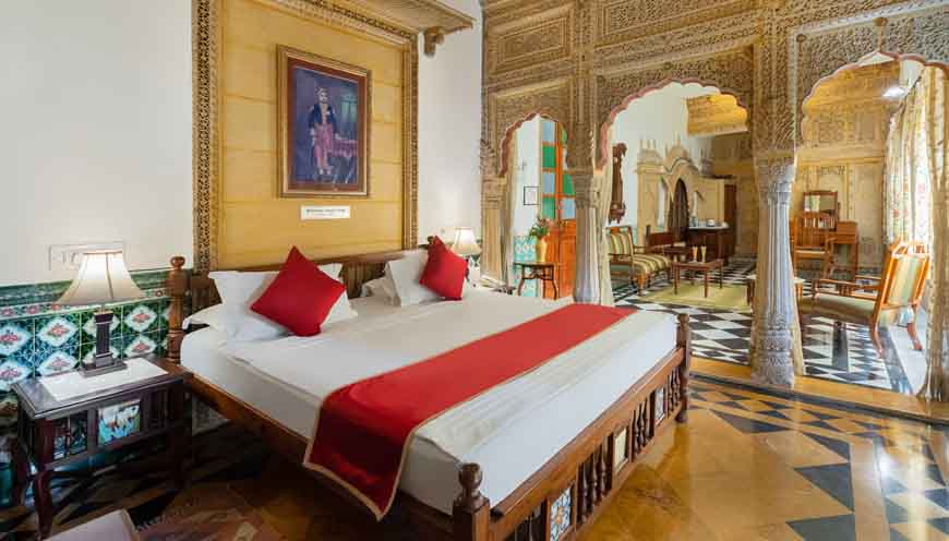 Welcomheritage Mandir palace- Surya Mahal suite 
